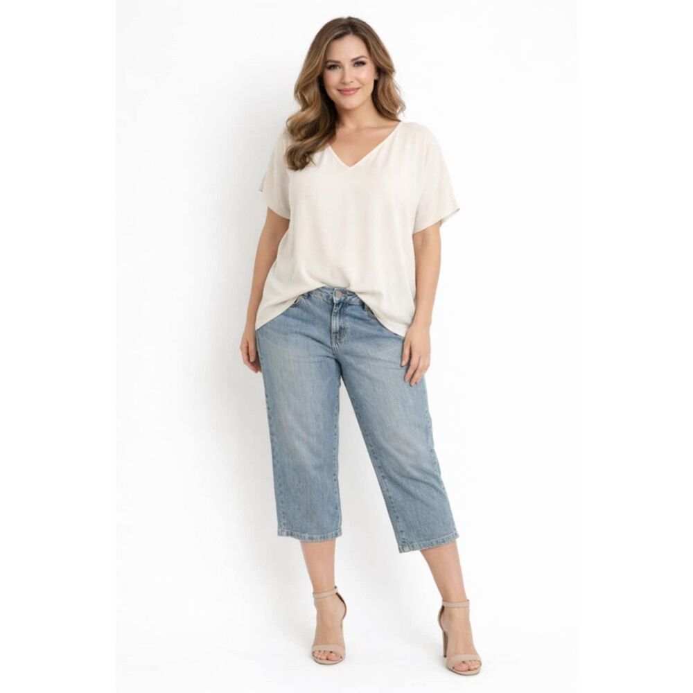 Lee Lower on the Waist Capri BLUE Jeans Pants Denim WOMEN'S WOMAN'S 10 P